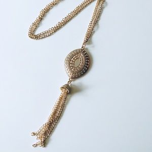 SOLD - Long Filigree Necklace